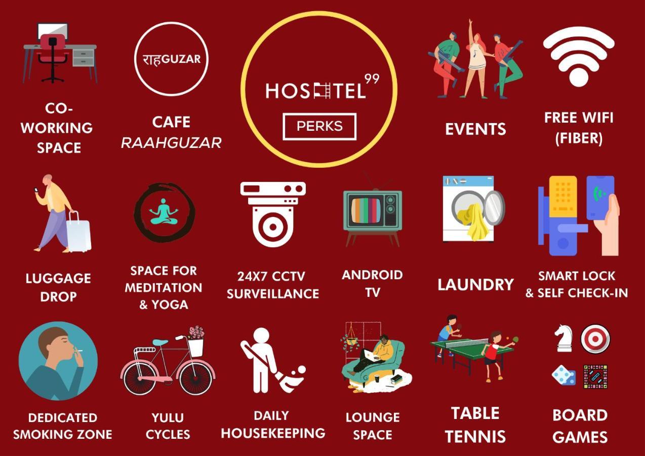 Hoshtel99 - Prime - Stay, Cowork And Cafe Pune Exterior photo